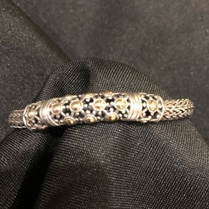 John Hardy Sterling Silver 18K YellowGold Bracelet